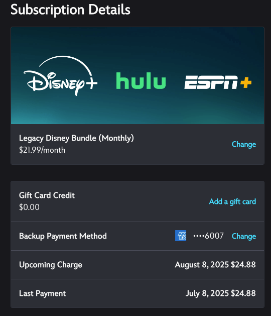 Disney Bundle