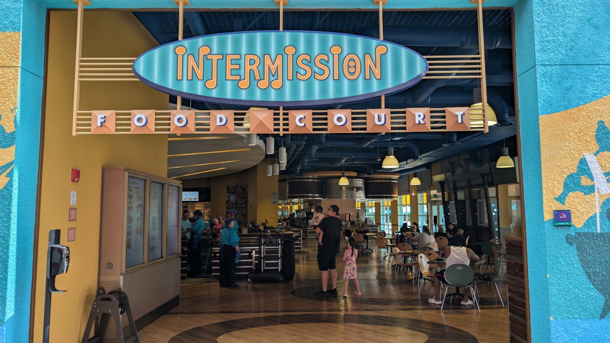 Disney's All Star Music Resort food and beverages Intermission food court