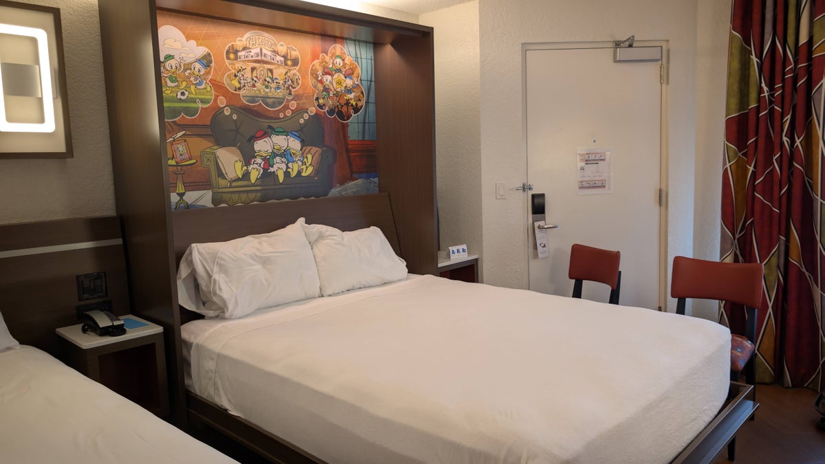 Disney's All Star Music Resort guest room Murphy bed