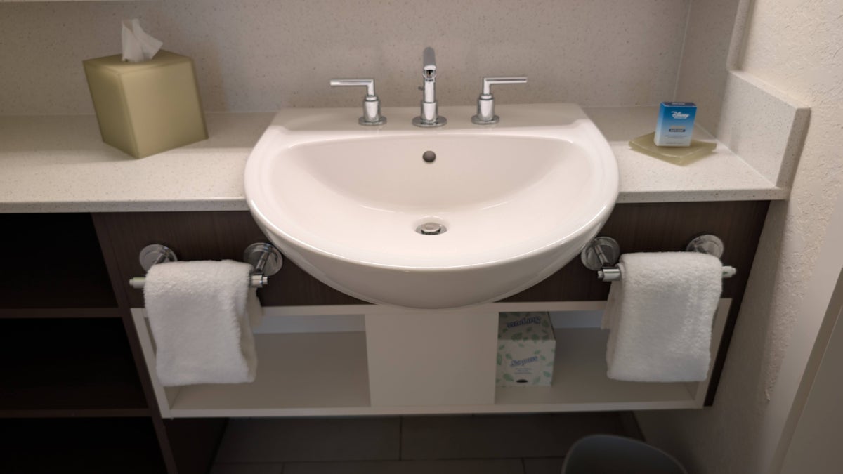 Disney's All Star Music Resort guest room bathroom sink