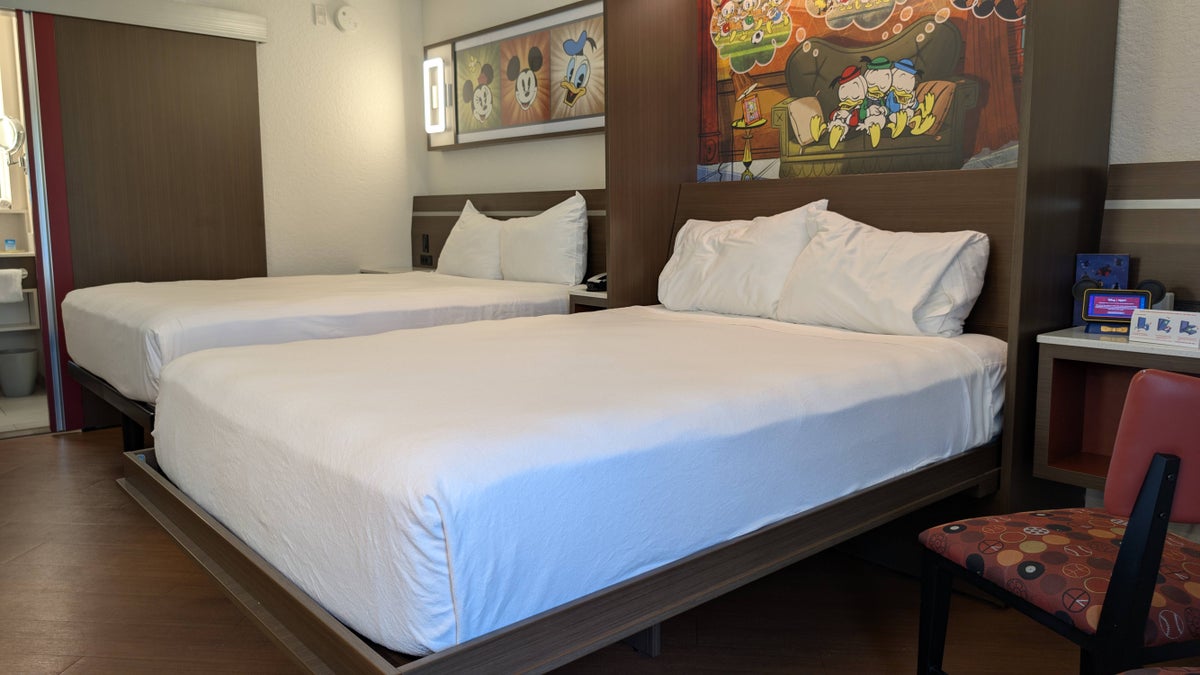 Disney's All Star Music Resort guest room beds