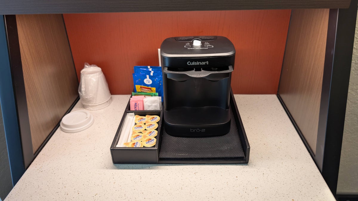 Disney's All Star Music Resort guest room coffee