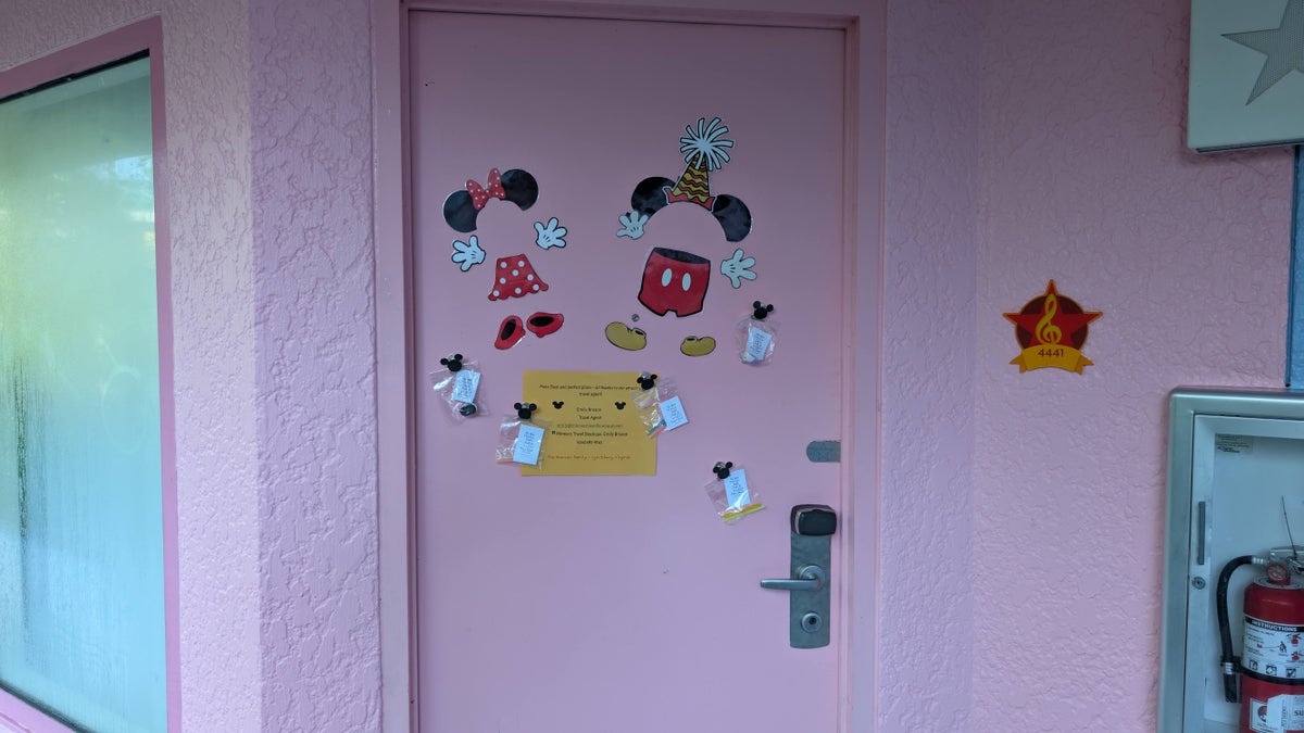 Disney's All Star Music Resort guest room pixie dust