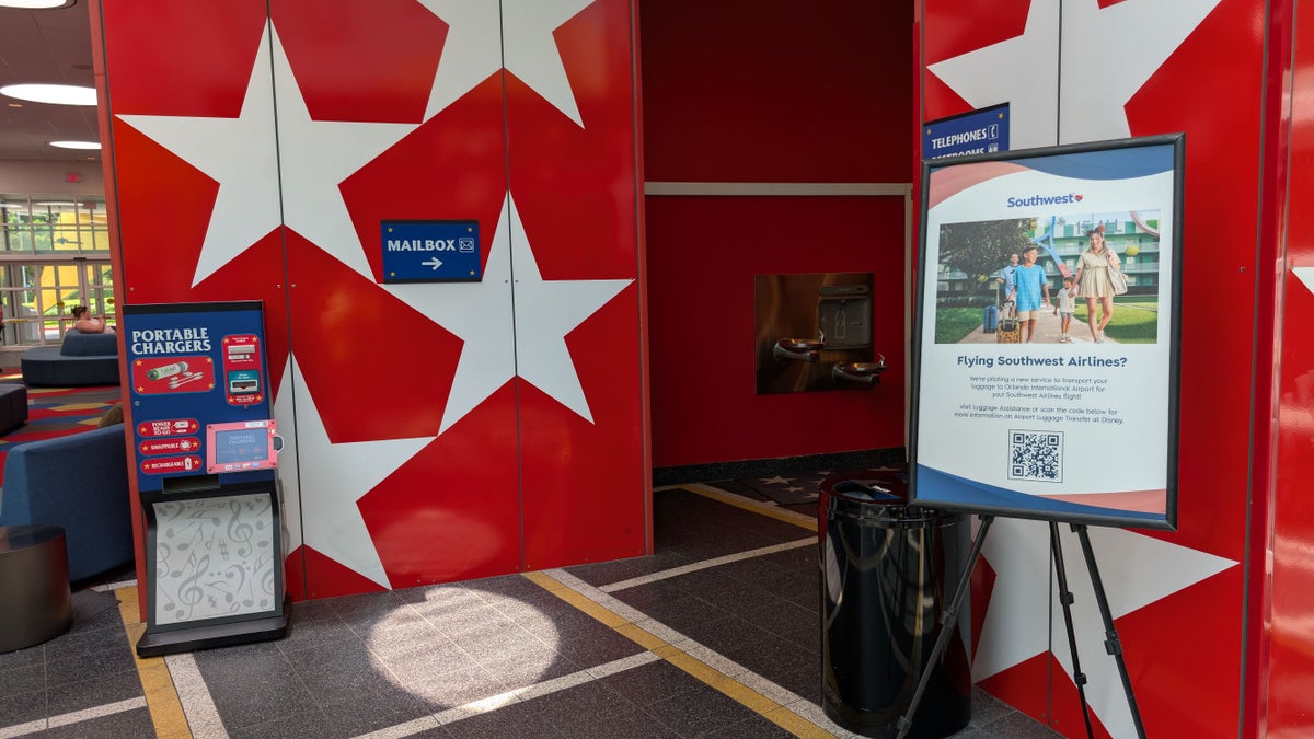 Disney's All Star Music Resort lobby restrooms