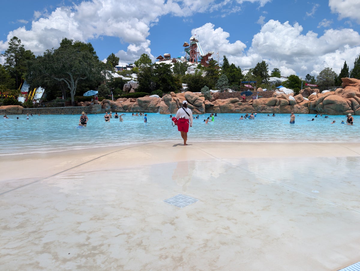 Disney's Blizzard Beach Water Park wave pool