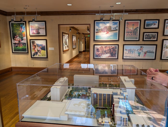 Disney's Saratoga Springs Resort & Spa DVC building model