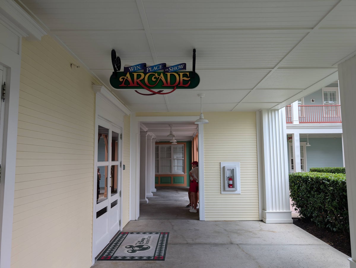 Disney's Saratoga Springs Resort & Spa amenities arcade entrance