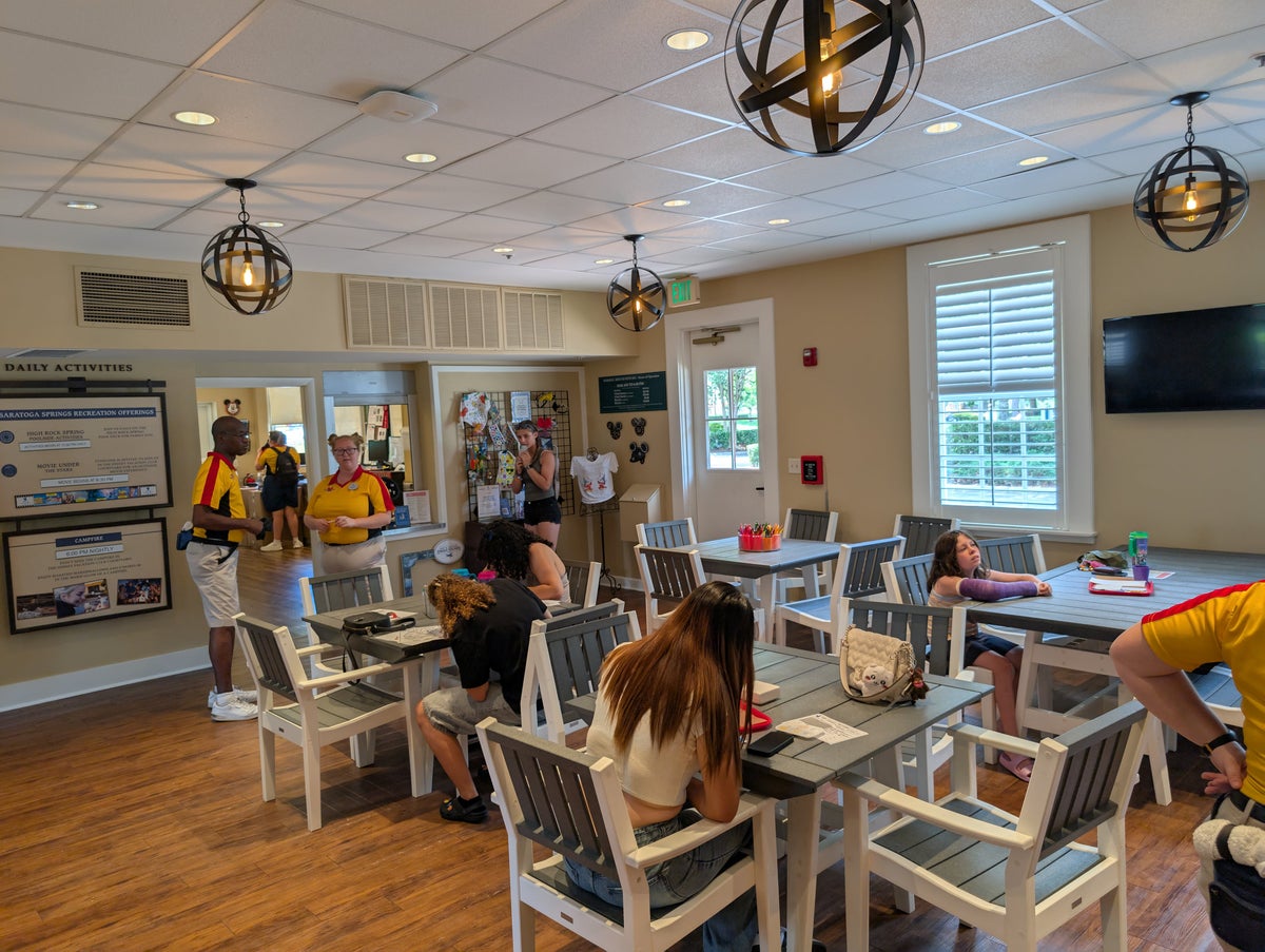 Disney's Saratoga Springs Resort & Spa amenities community hall activities