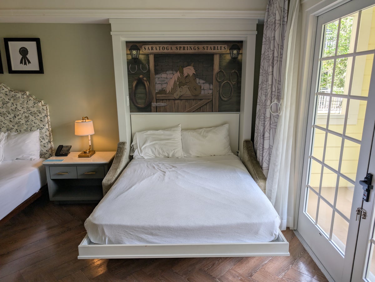 Disney's Saratoga Springs Resort & Spa room Murphy bed