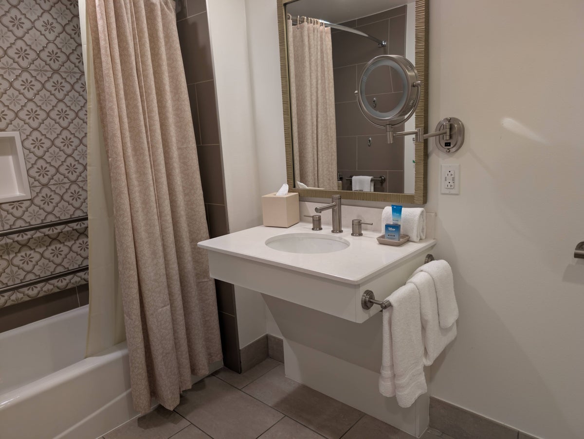 Disney's Saratoga Springs Resort & Spa room accessible bathroom sink