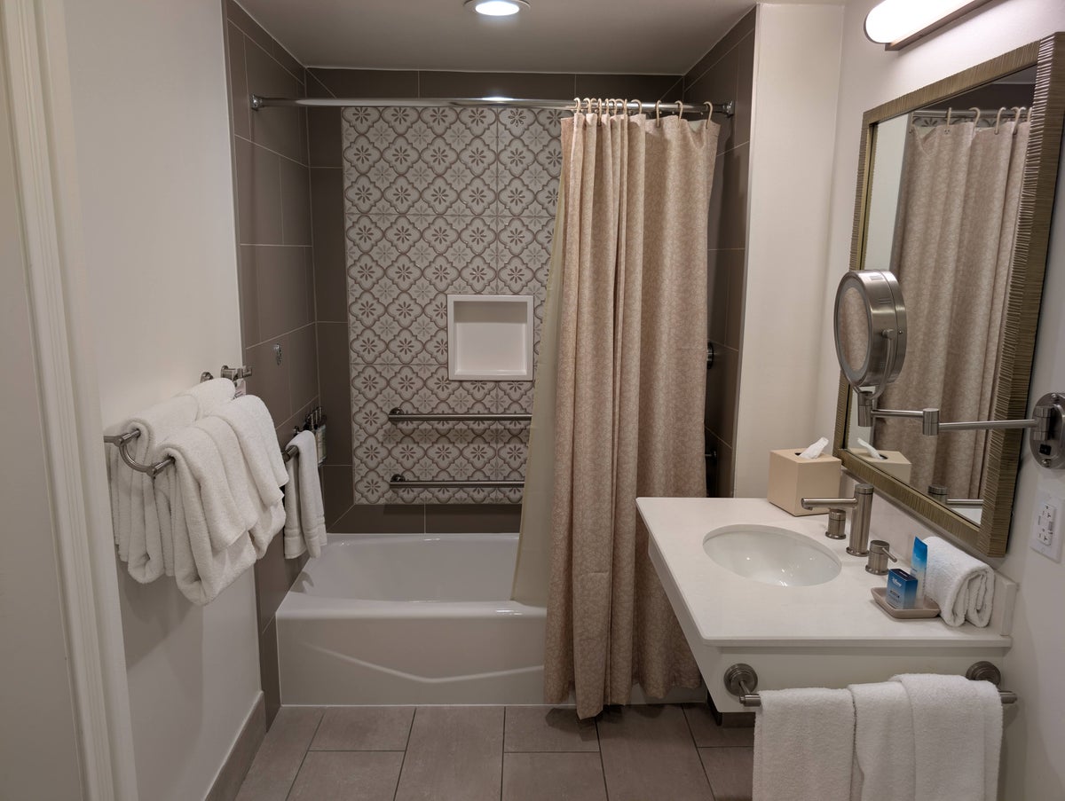 Disney's Saratoga Springs Resort & Spa room accessible bathroom