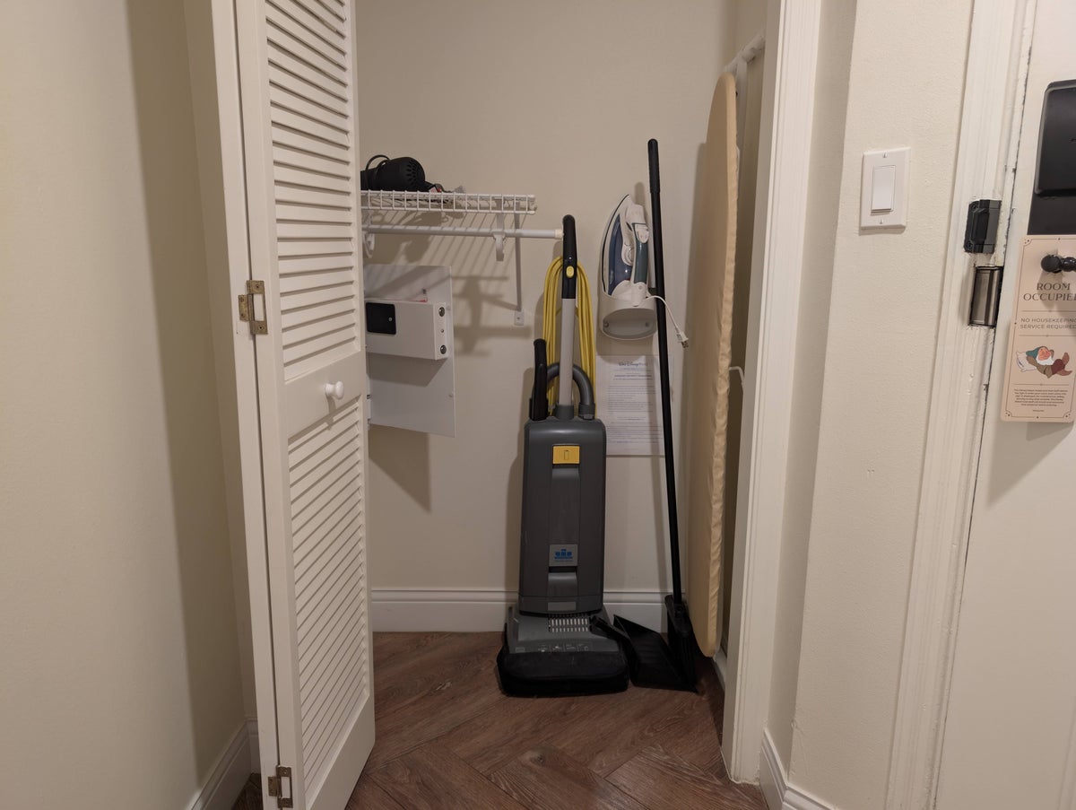 Disney's Saratoga Springs Resort & Spa room utility closet