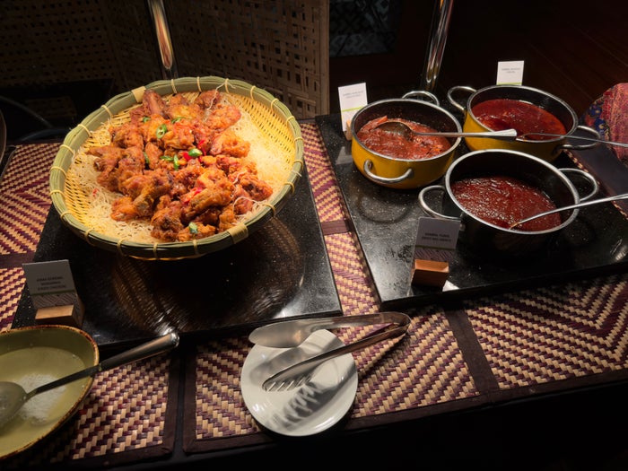 DoubleTree by Hilton Johor Bahru breakfast fried chicken DoubleTree by Hilton Johor Bahru breakfast fried chicken