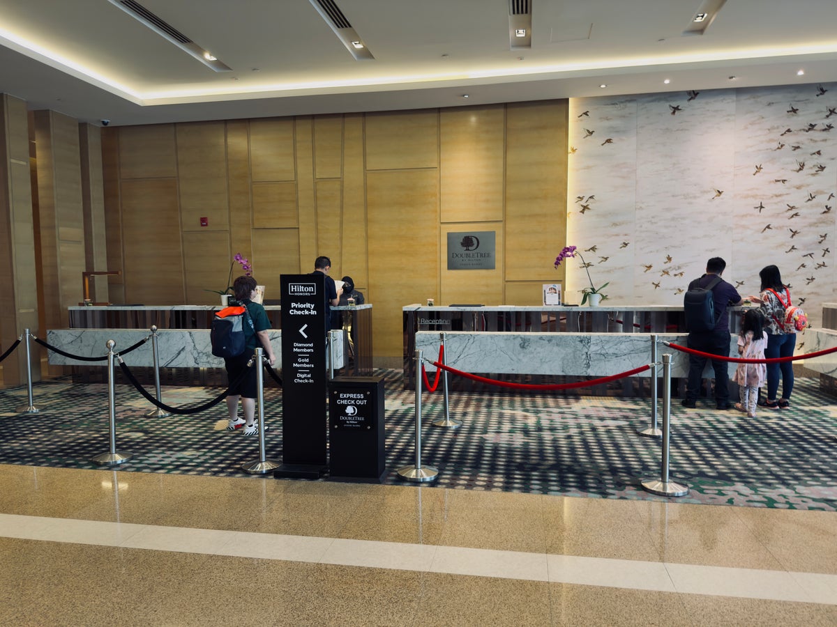 DoubleTree by Hilton Johor Bahru check in counters