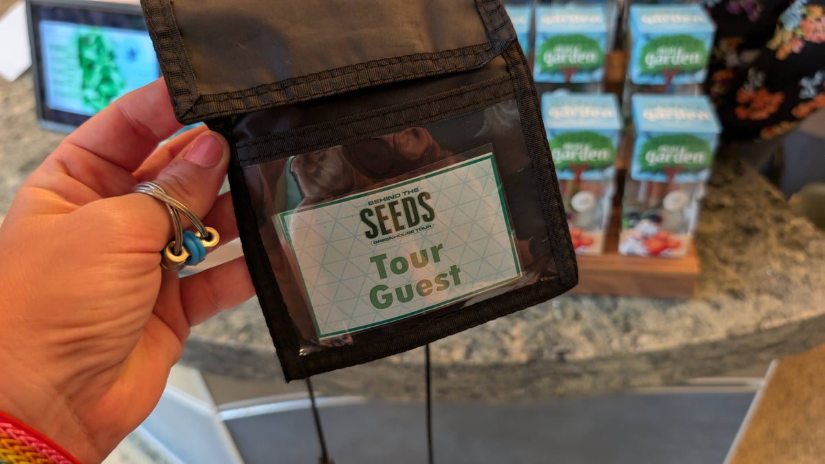 EPCOT The Land Behind the Seeds Tour guest pass