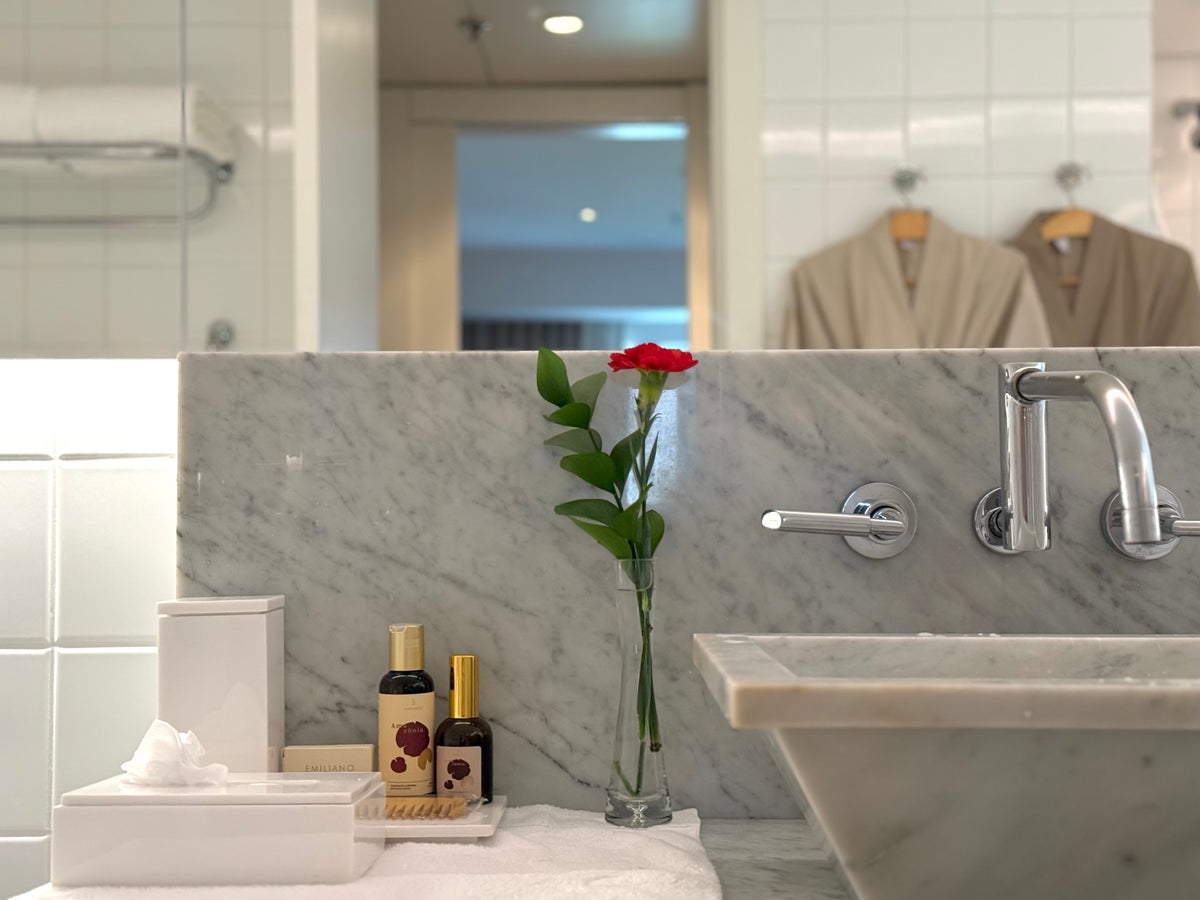 Emiliano Hotel Sao Paulo bathroom rose