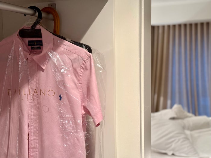 Emiliano Hotel Sao Paulo shirt pressing