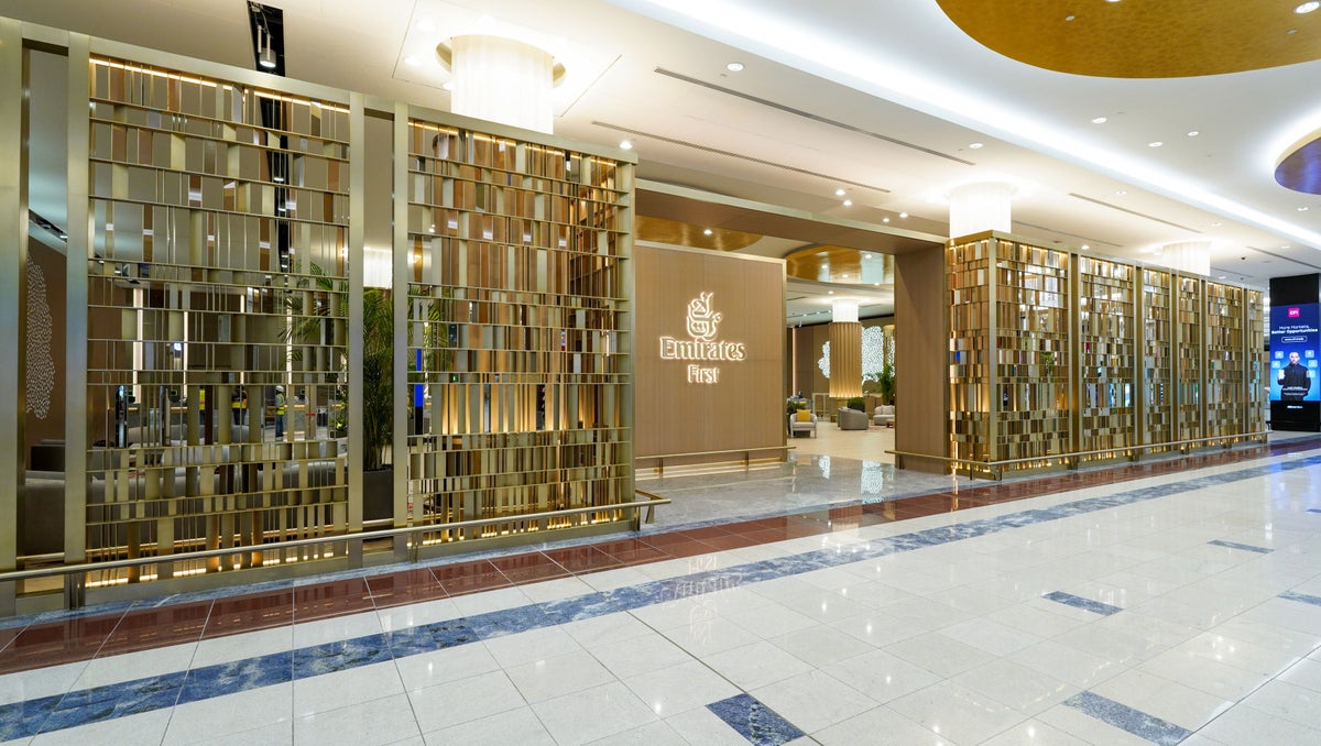 Emirates First Class Check In