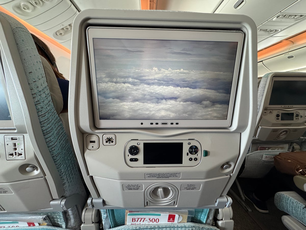 Emirates IFE camera view