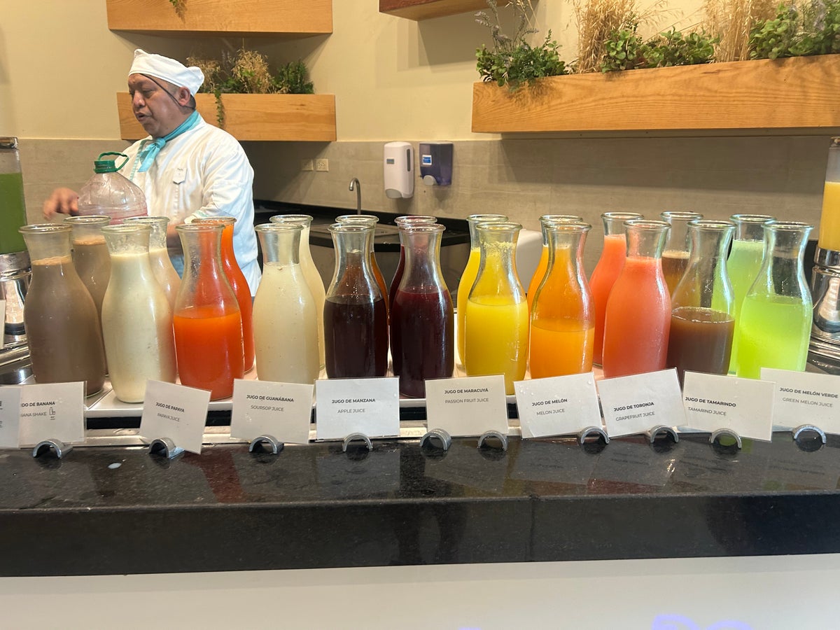 Fresh juices buffet Iberostar Waves Quetzal