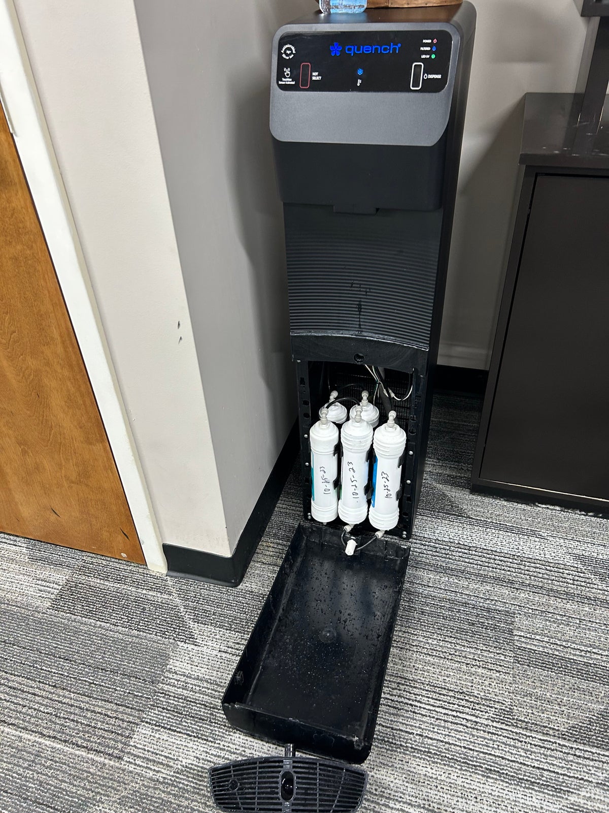 Hotel Gettysburg gym water cooler