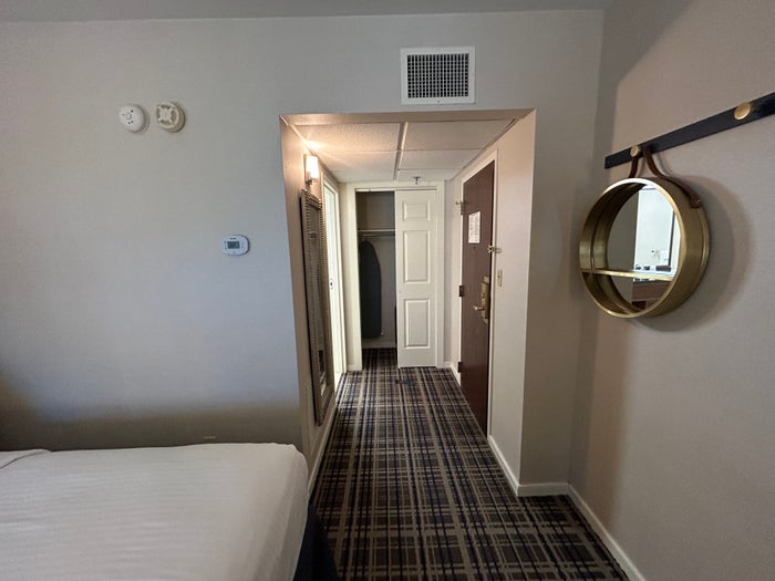 Hotel Gettysburg room 209 closet and entry corridor Hotel Gettysburg room 209 closet and entry corridor