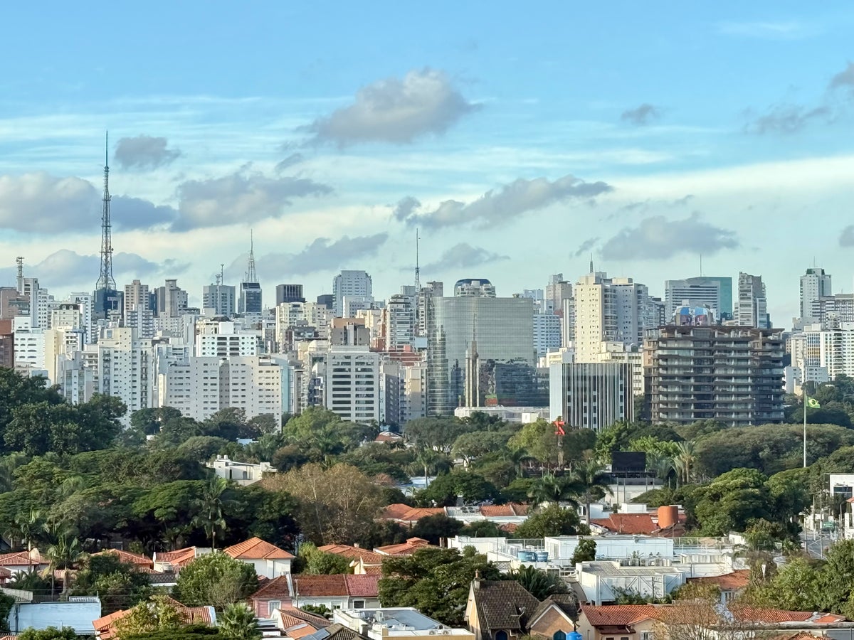 Hotel Unique Sao Paulo skyline view