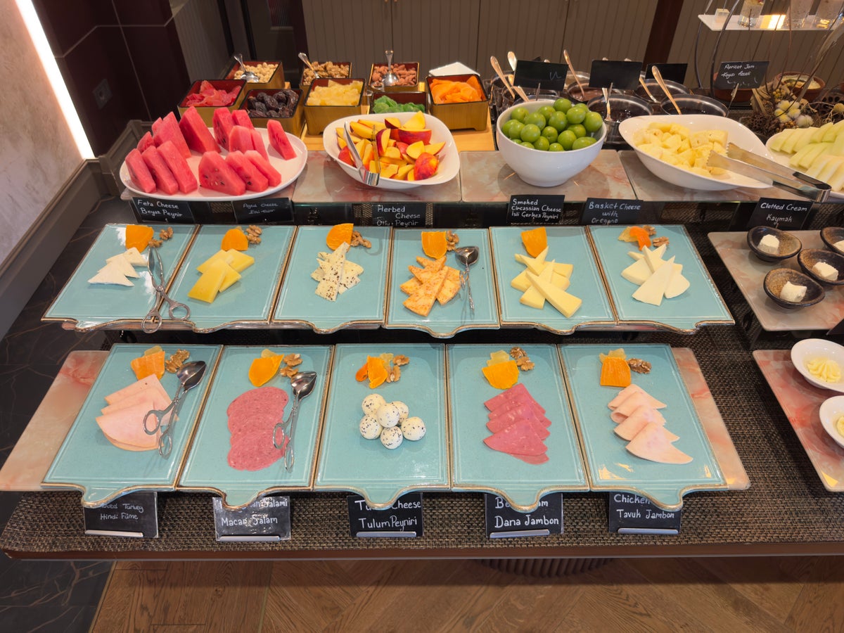 Hyatt Centric Levent Istanbul cheese breakfast