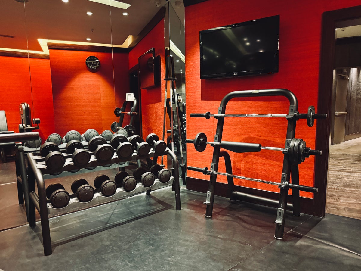 Hyatt Centric Levent Istanbul gym free weights