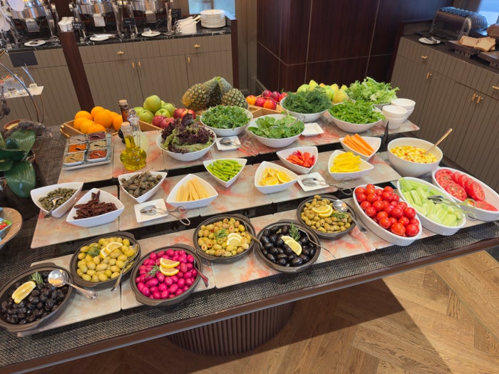 Hyatt Centric Levent Istanbul main table breakfast Hyatt Centric Levent Istanbul main table breakfast
