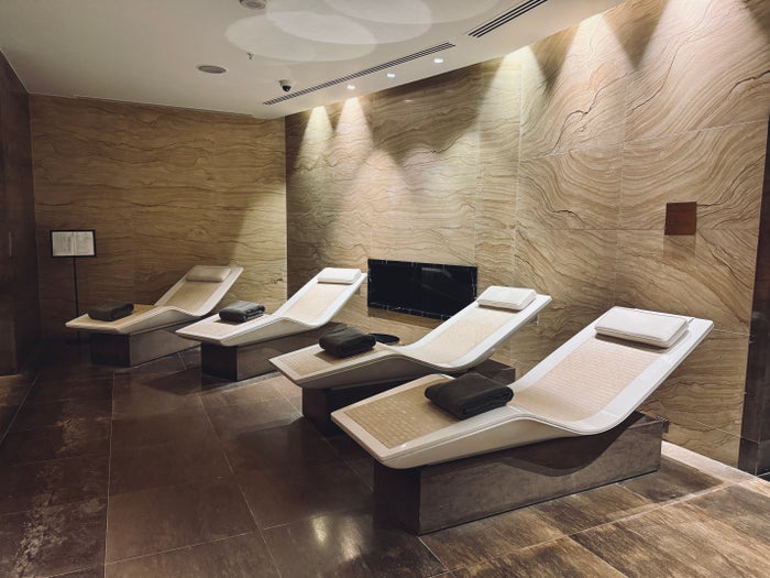 Hyatt Centric Levent Istanbul pool heated seating Hyatt Centric Levent Istanbul pool heated seating