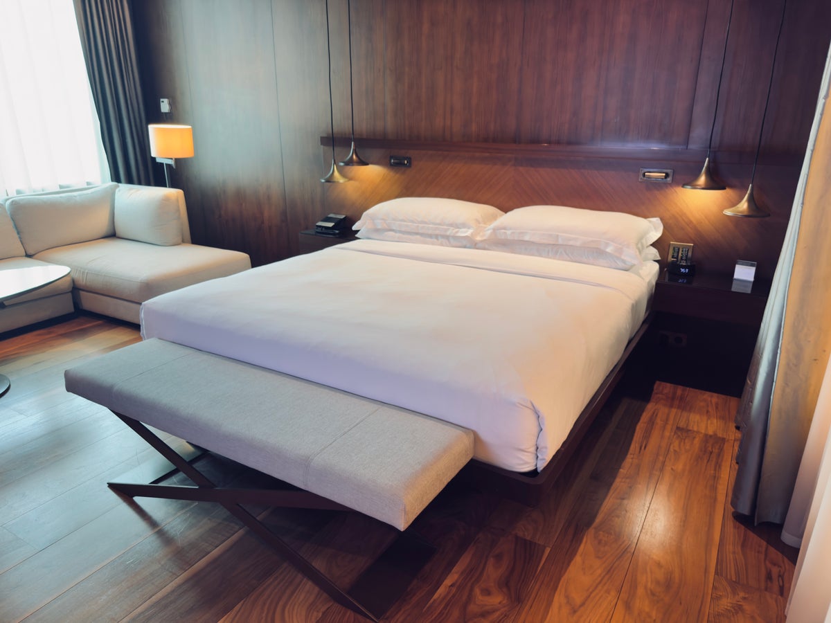 Hyatt Centric Levent Istanbul room bed side