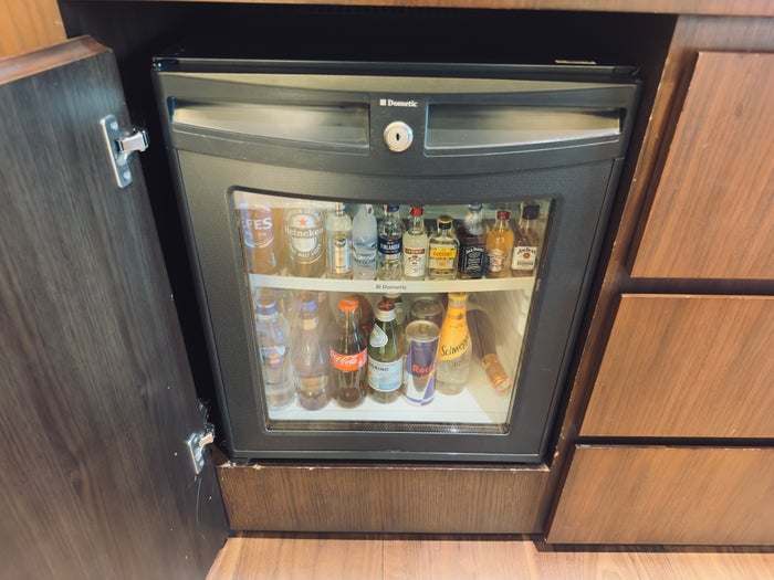 Hyatt Centric Levent Istanbul room minibar drinks Hyatt Centric Levent Istanbul room minibar drinks