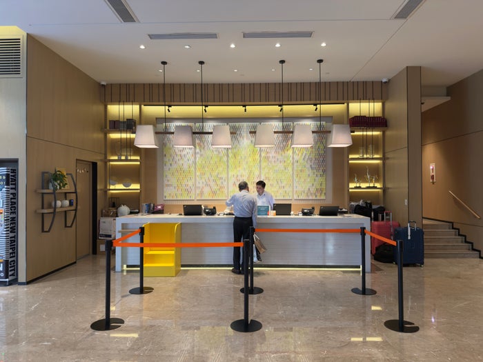 Hyatt Place New Taipei City Xinzhuang check in desk Hyatt Place New Taipei City Xinzhuang check in desk