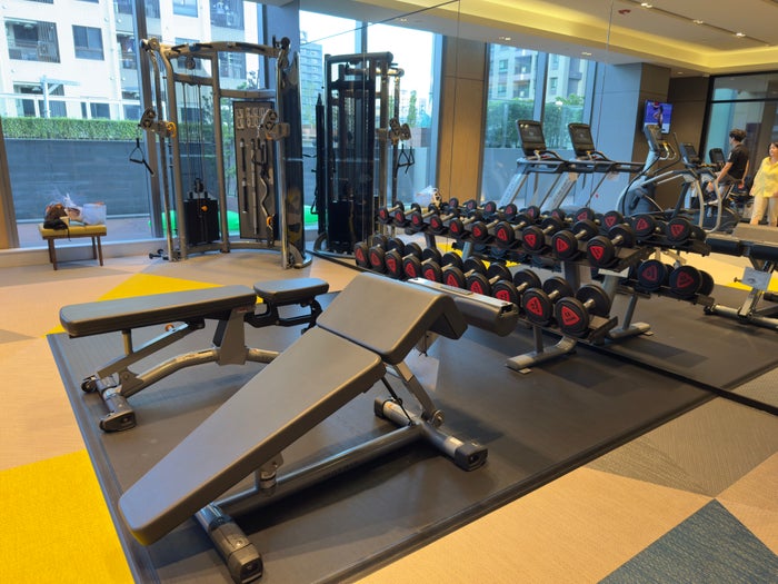 Hyatt Place New Taipei City Xinzhuang gym free weights Hyatt Place New Taipei City Xinzhuang gym free weights