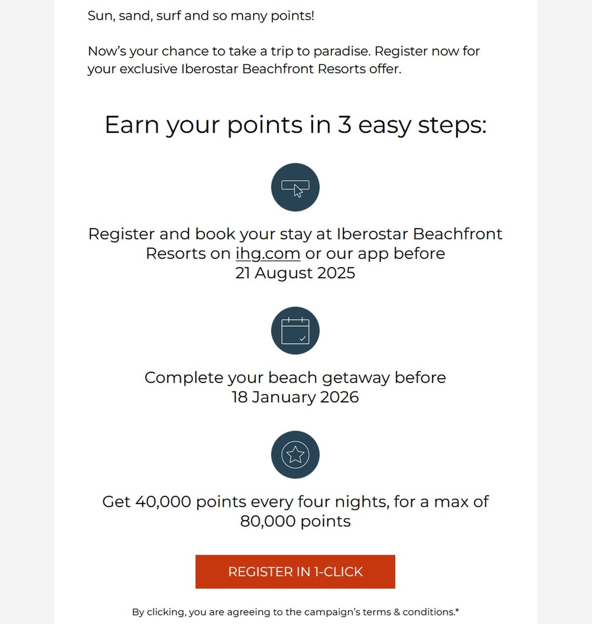 IHG One Rewards Iberostar promo