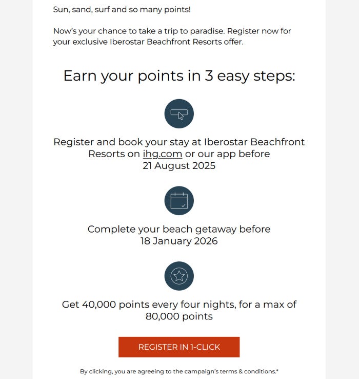 IHG One Rewards Iberostar promo IHG One Rewards Iberostar promo