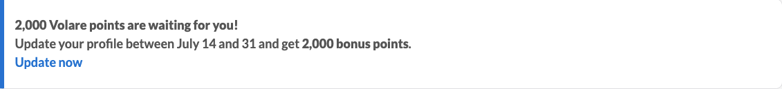 ITA Volaris 2000 Points Promo