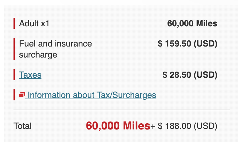 JMB award price DFW HEL Finnair