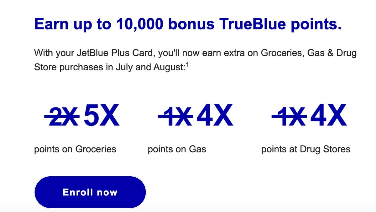 Jetblue promo elevated rates