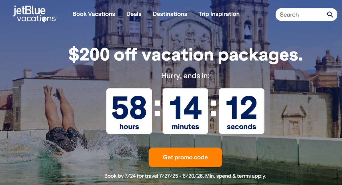Jetblue promo vacations