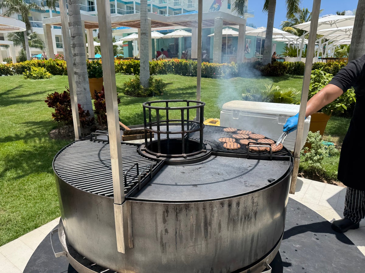 Margaritaville Island Reserve Riviera Maya Grilling Burgers