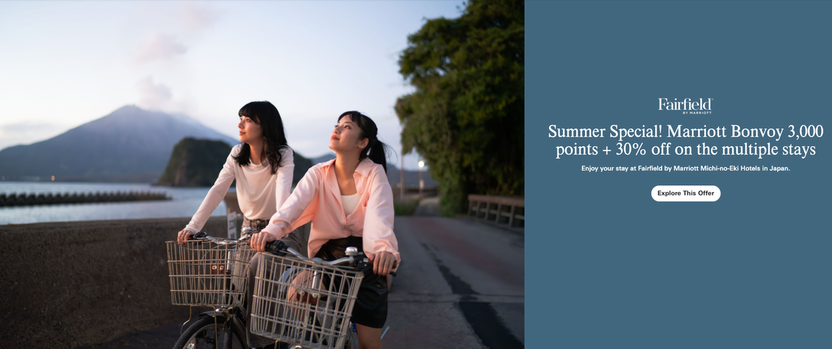 Marriott Bonvoy Fairfield Japan promotion 2025