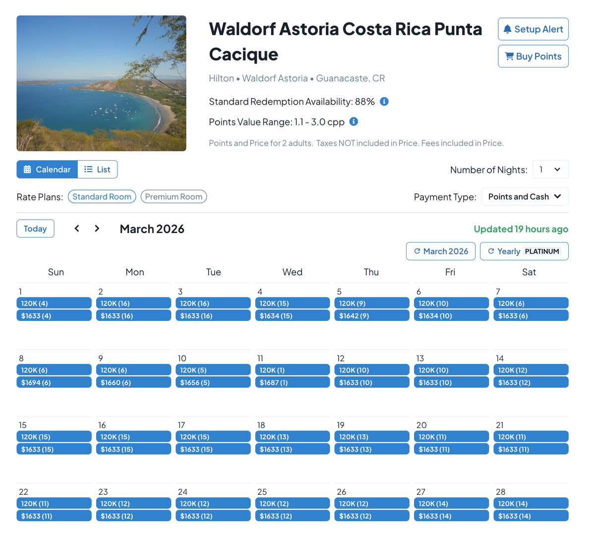 MaxMyPoint Waldorf Astoria Costa Rica