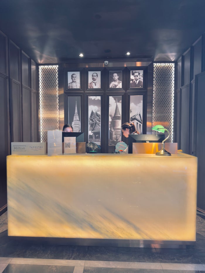 Metropolis Suites Bangkok check in desk Metropolis Suites Bangkok check in desk
