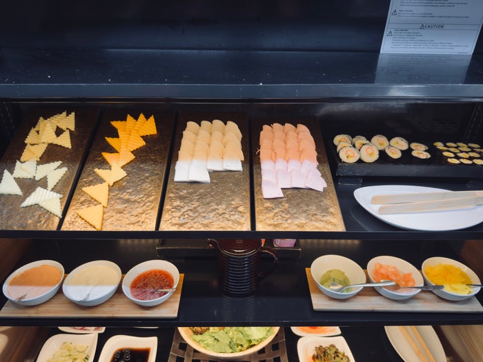 Metropolis Suites Bangkok cold cuts and sushi Metropolis Suites Bangkok cold cuts and sushi