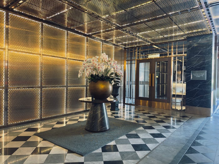 Metropolis Suites Bangkok entering lobby Metropolis Suites Bangkok entering lobby