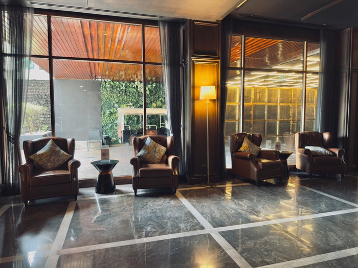 Metropolis Suites Bangkok lobby seating area Metropolis Suites Bangkok lobby seating area