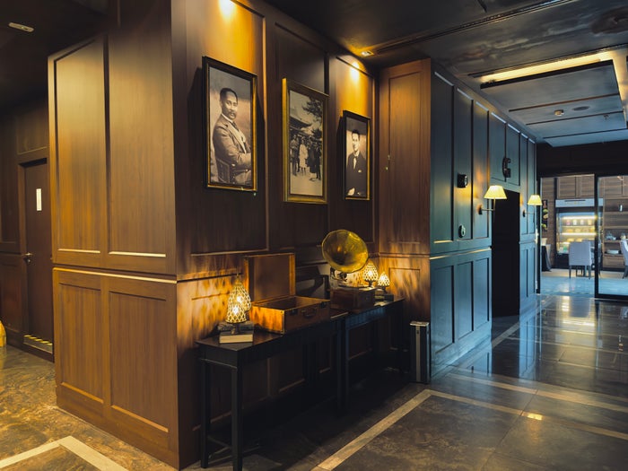 Metropolis Suites Bangkok lobby to cafe Metropolis Suites Bangkok lobby to cafe