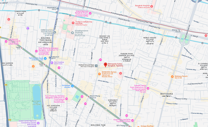 Metropolis Suites Bangkok location Metropolis Suites Bangkok location